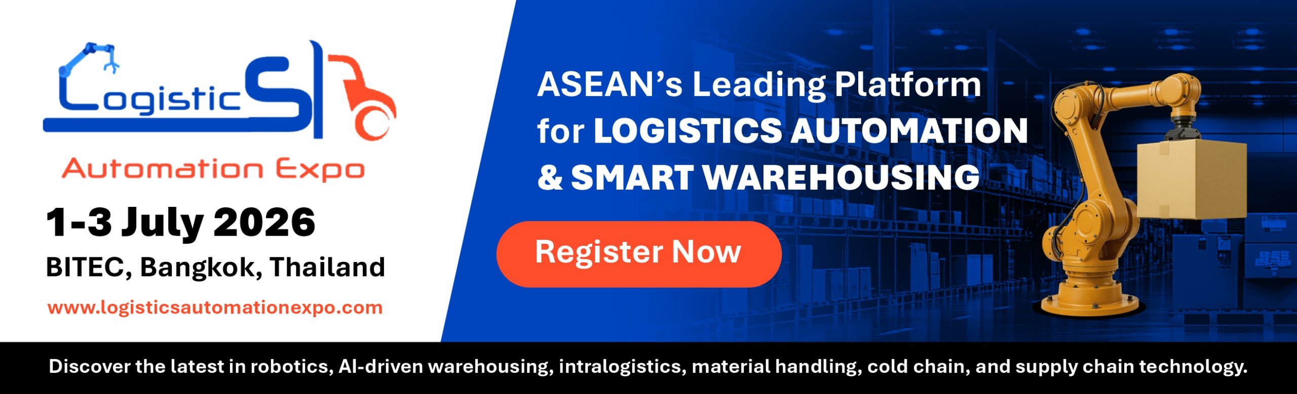 Banner de Logistics Automation Expo 2026