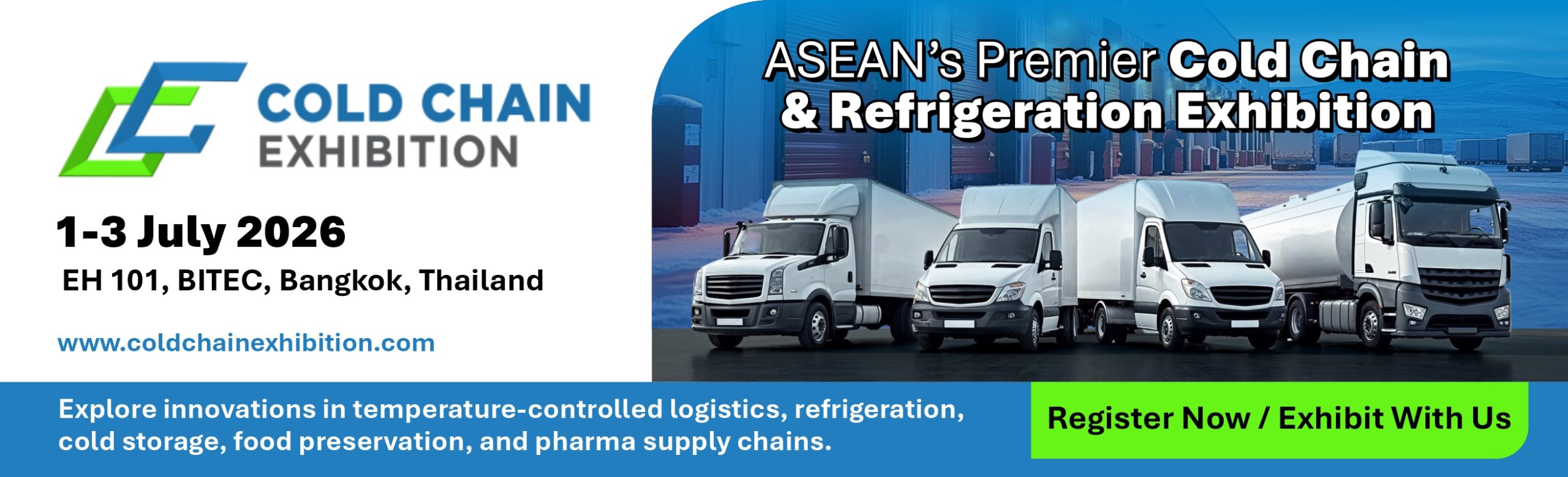 Banner de Cold Chain Exhibition 2026