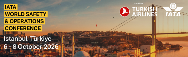 Banner de IATA World Safety & Operations Conference 2026